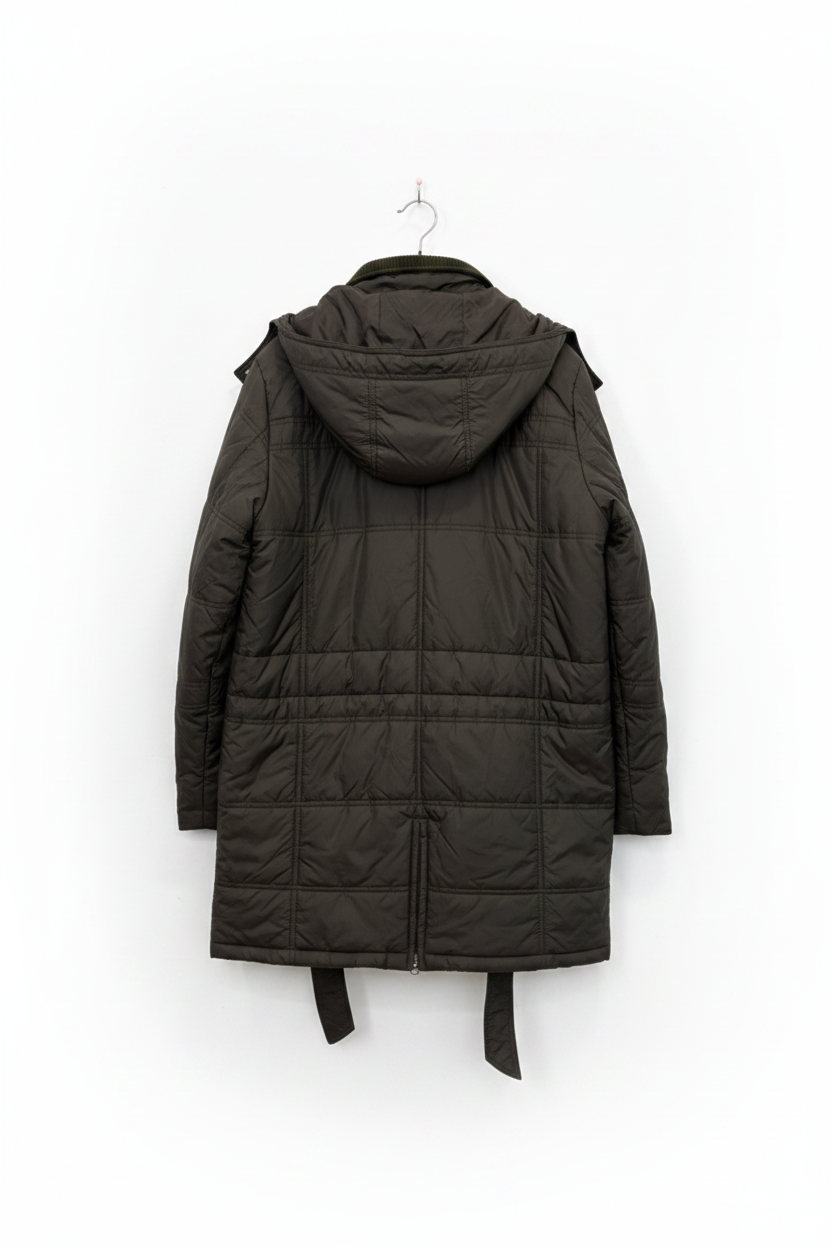 Parka Abrigo Marca "Evans" Talla XL