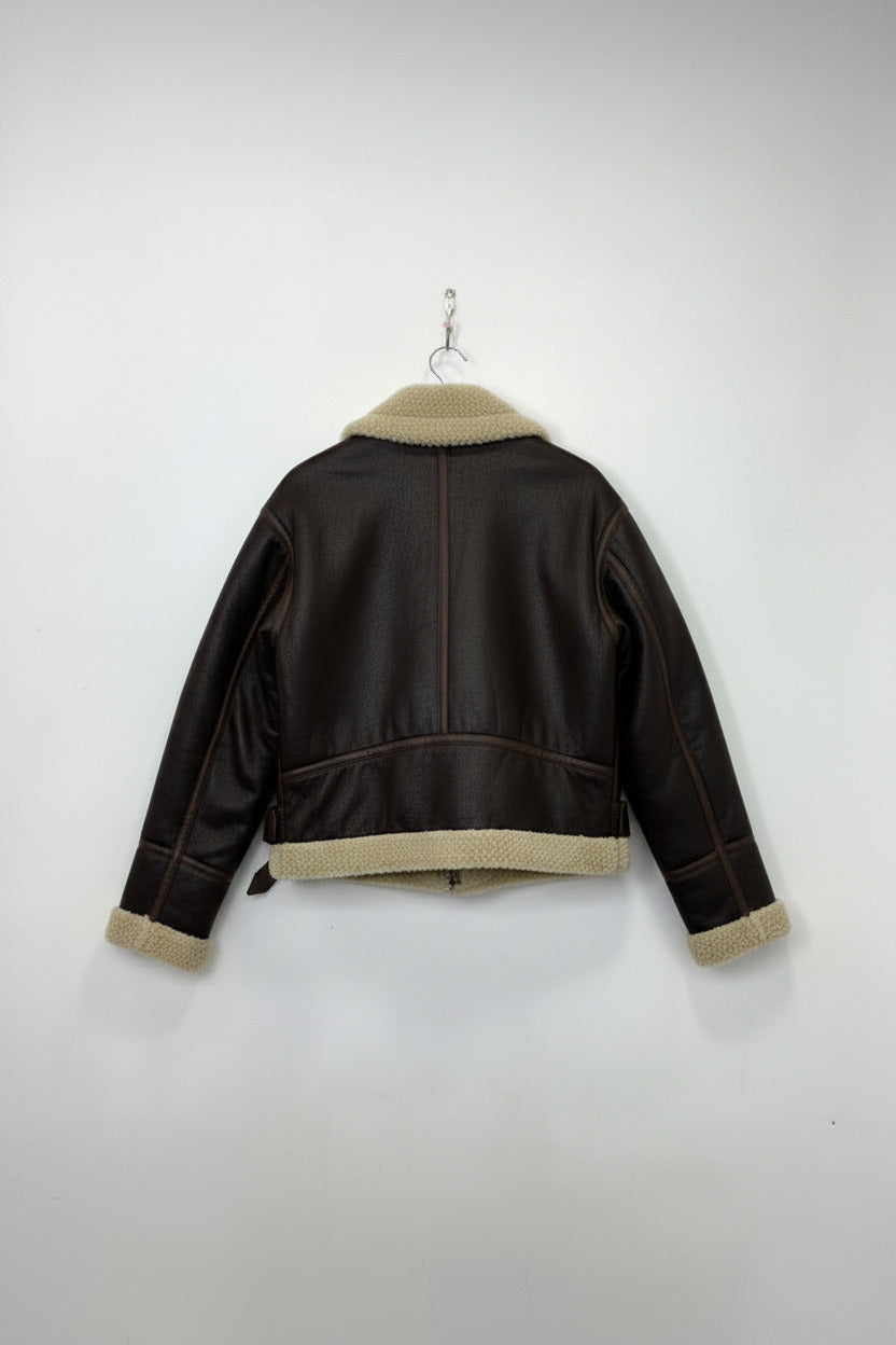 Chaqueta Corta Cafe Oscura