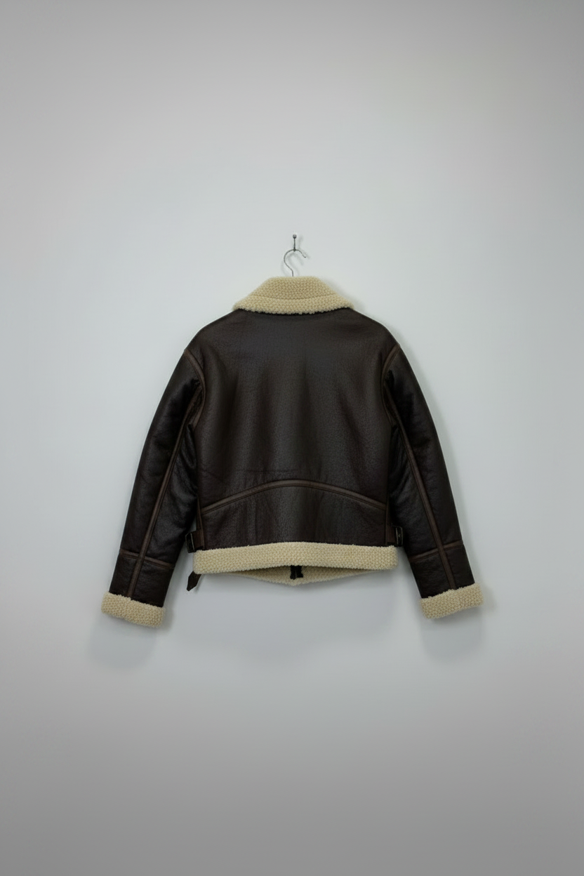 Chaqueta Corta Cafe Oscura