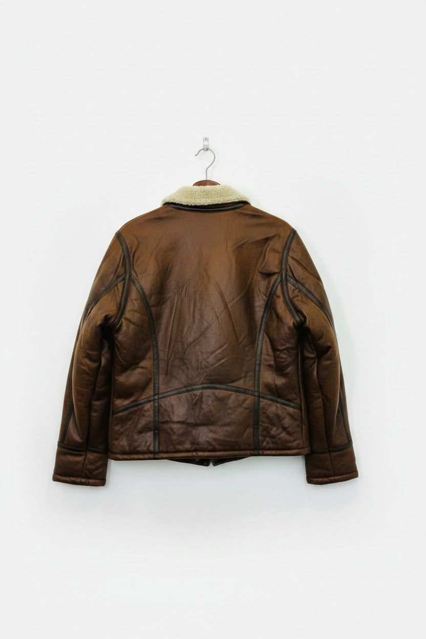Chaqueta Corta Cafe Corte Clásico