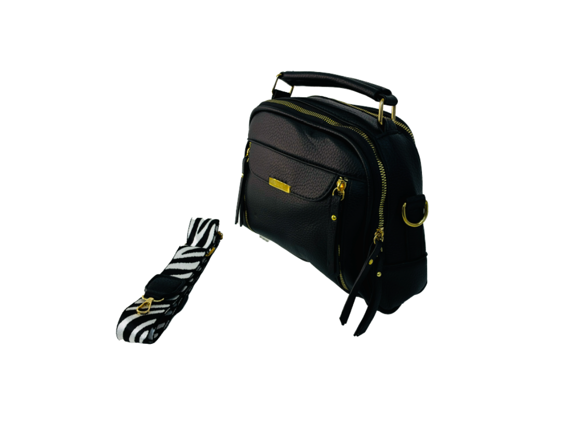 Cartera Modelo Zebra Gold