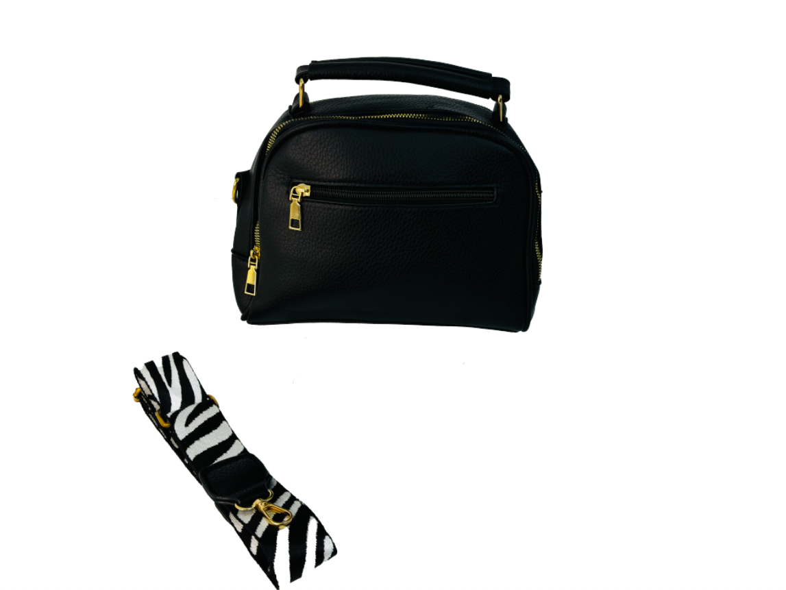 Cartera Modelo Zebra Gold