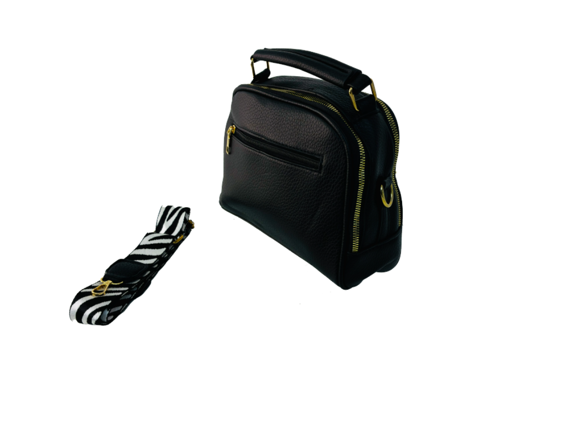 Cartera Modelo Zebra Gold