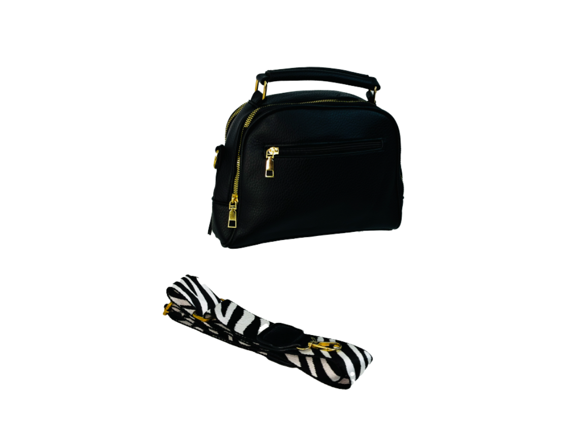 Cartera Modelo Zebra Gold