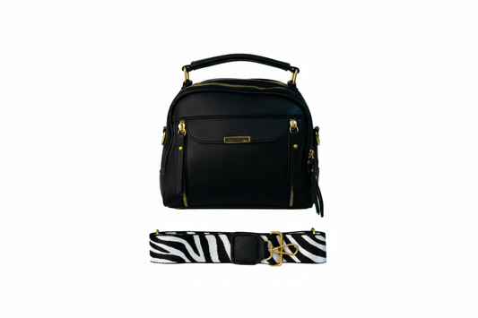 Cartera Modelo Zebra Gold